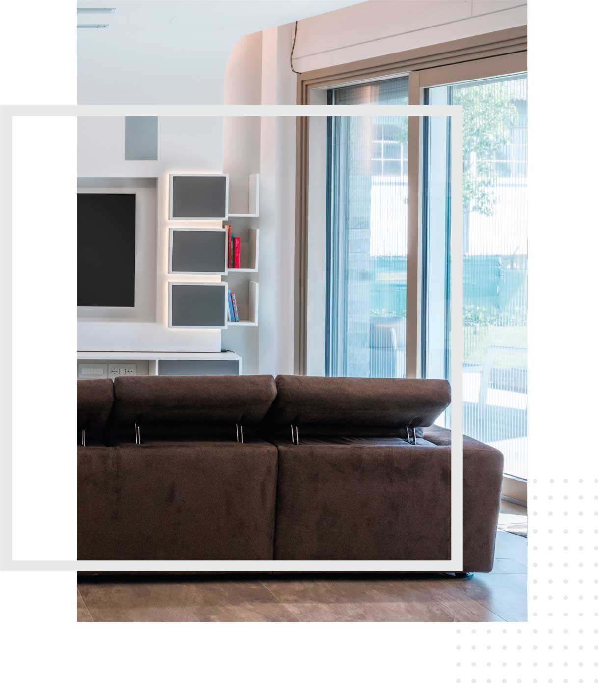 Casa di design con finestra