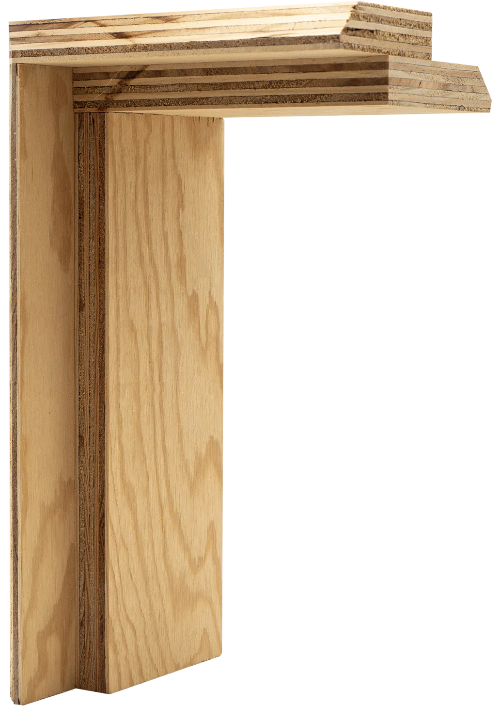 Sezione di un Controtelaio solo legno - Controtelaio Mercurio