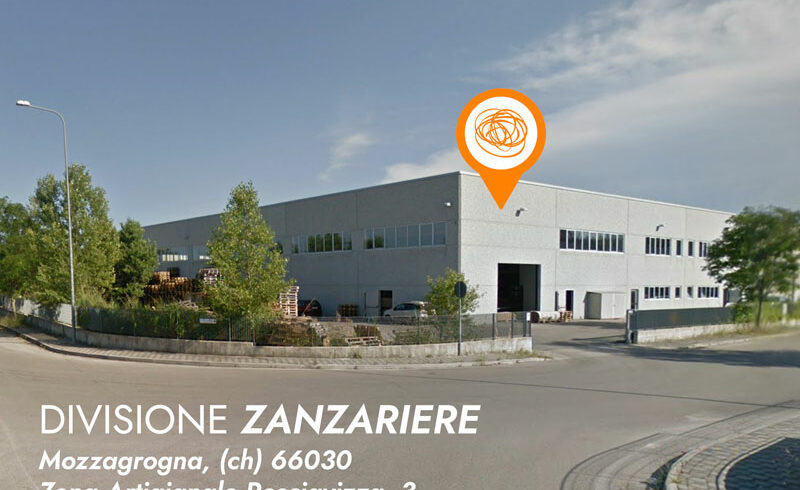nuovo stabilimento dedicato alle zanzariere