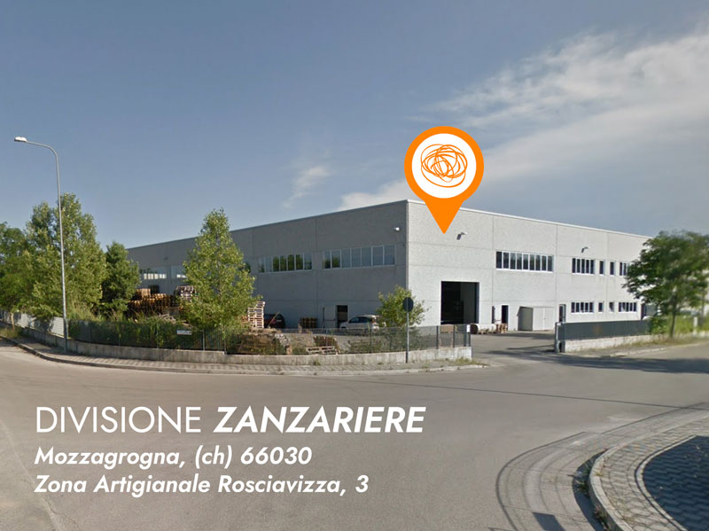 nuovo stabilimento dedicato alle zanzariere