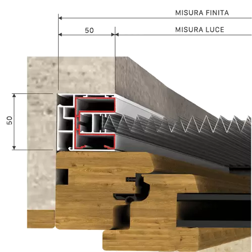 zanzariera plisse 018 con twist 50