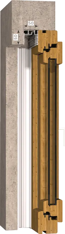 profilo da incasso twist 50