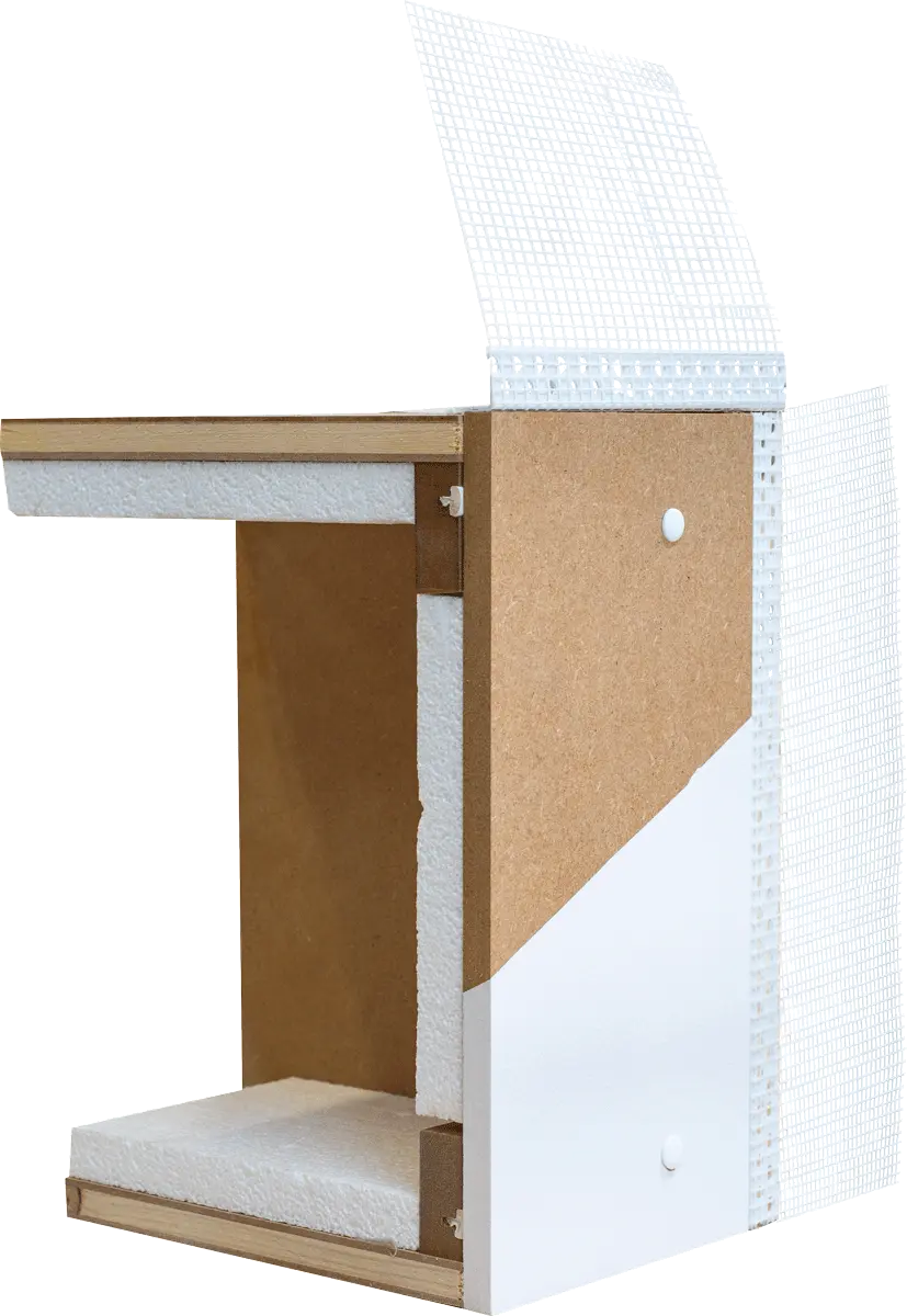 cassonetto in legno tipo coprirullo modello silver